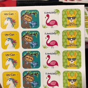 KIDS MOTIVATION STICKERS X 3